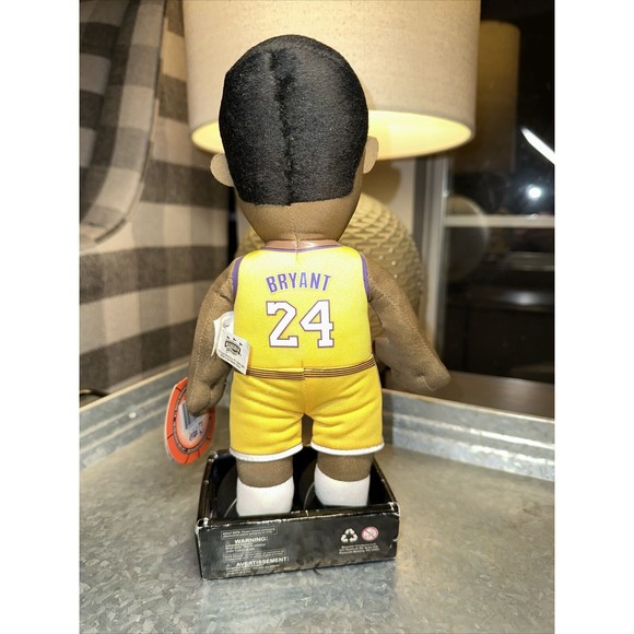 KOBE BRYANT #24 LOS ANGELES LA LAKERS BLEACHER CREATURES NBA 10" PLUSH – NEW - Picture 2 of 5